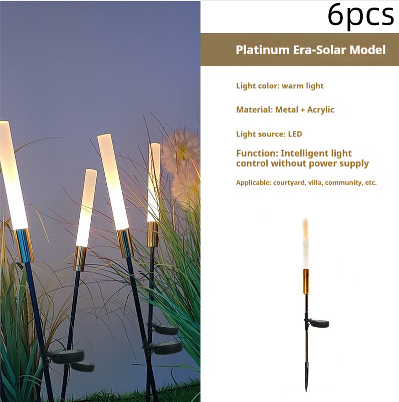 Solar Outdoor LED Plug Lawn Lamp