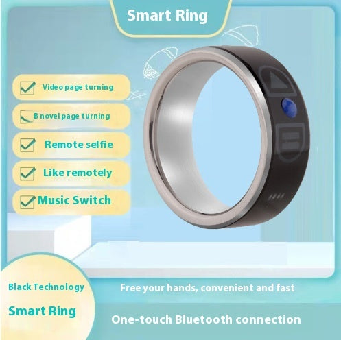 Compatible With , New Smart Bluetooth Ring Wearable Device