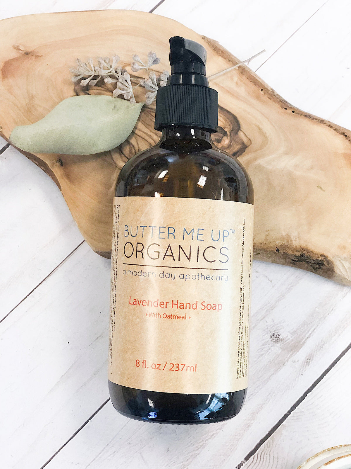 Organic Oatmeal Hand Soap With Lavender For Sensitive Skin