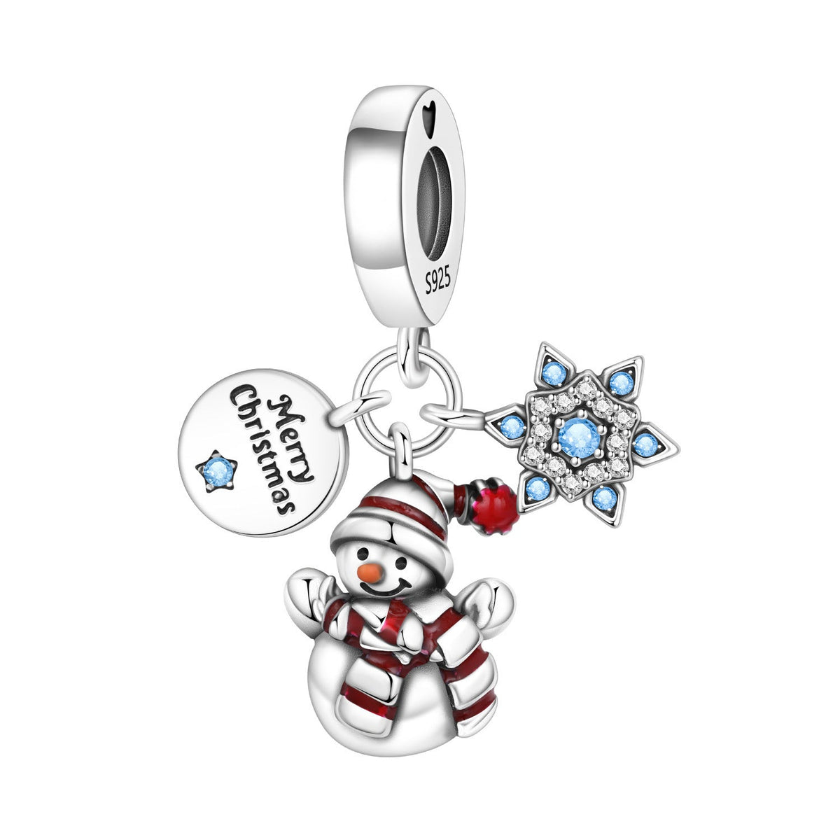 Christmas-themed DIY Beaded Bracelet Kit