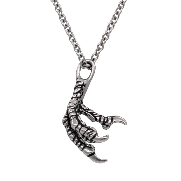 Dragon Claw Pendant Necklace Gothic Stainless Steel