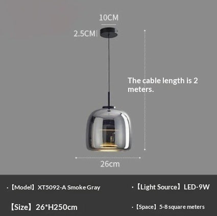Modern Minimalist Creative High-end Sense Of Luxury Bedroom Bedside Pendant Light