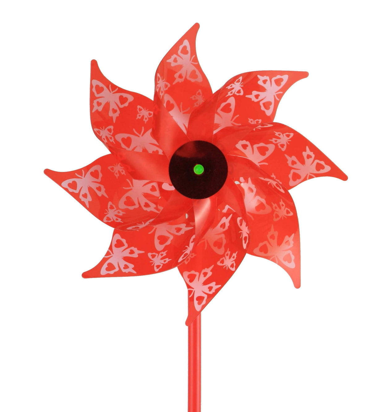 PVC Pinwheel - Red Butterflies
