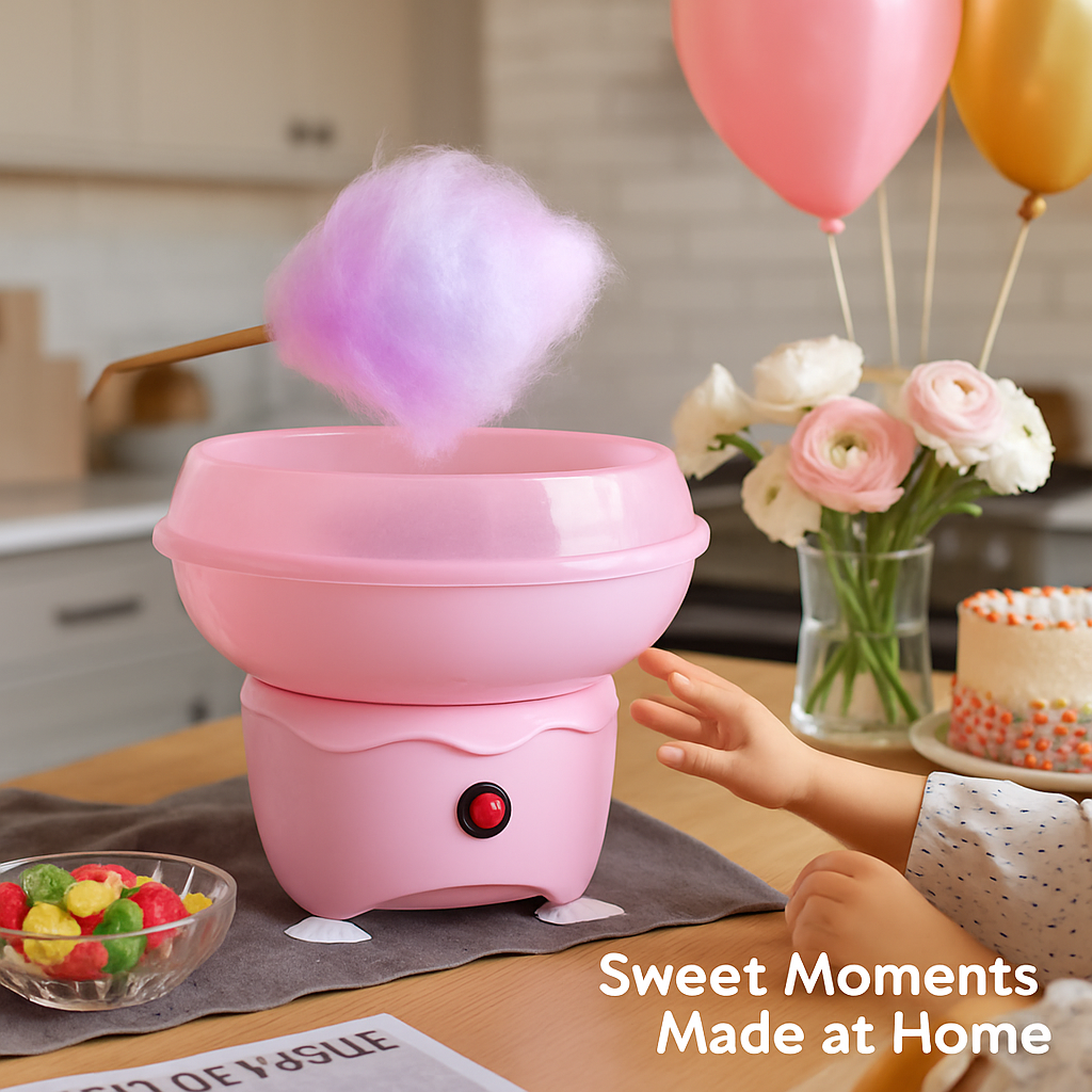 Cotton Candy Maker Portable Electric Machine for Home Fun