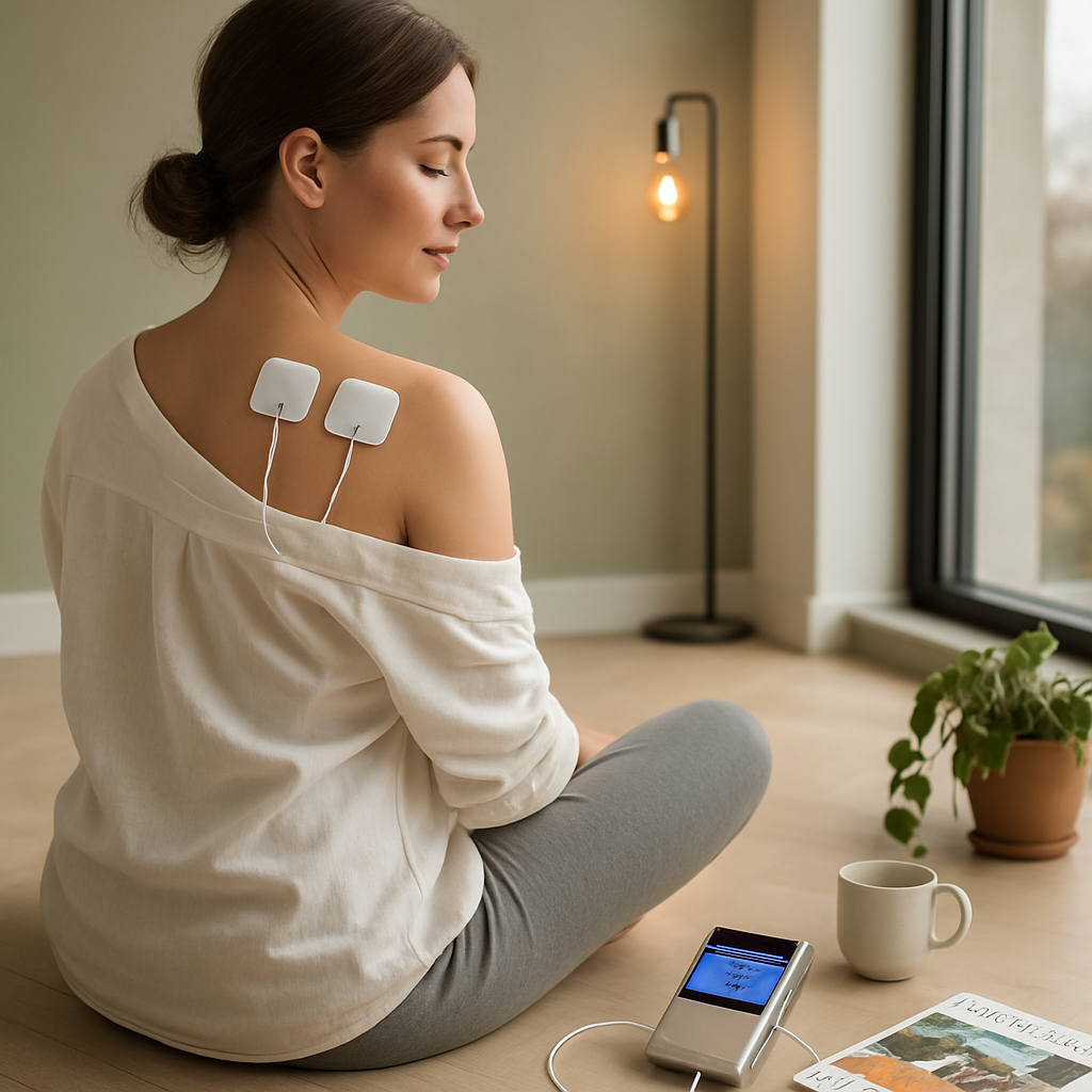 4 Channel TENS Unit Muscle Stimulator Rechargeable