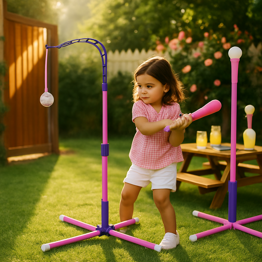 Set de juguete de béisbol 3 en 1 para niños de 3 a 5 años