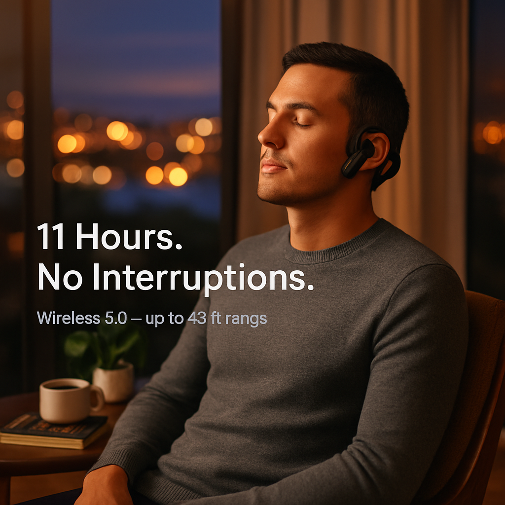 Auriculares True Wireless para una comodidad durante todo el día y un sonido intenso
