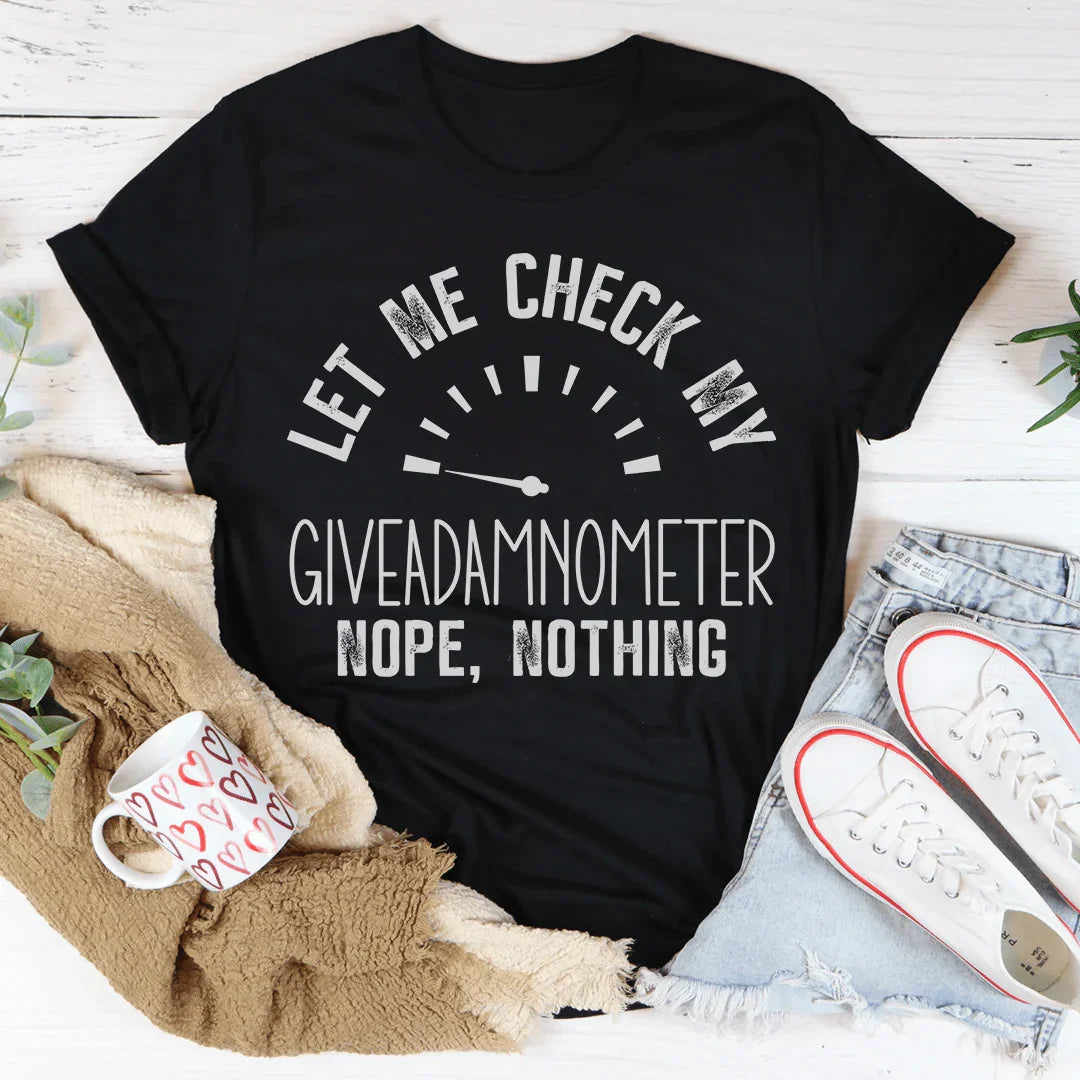 Giveadamnometer Tee
