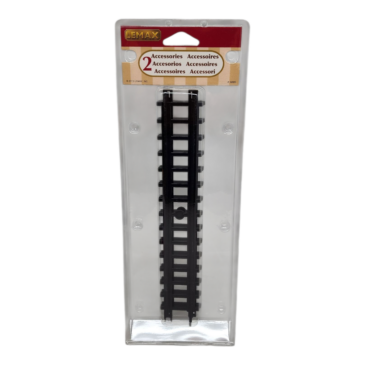 Christmas Express Railroad Straight Track - Set of 2
