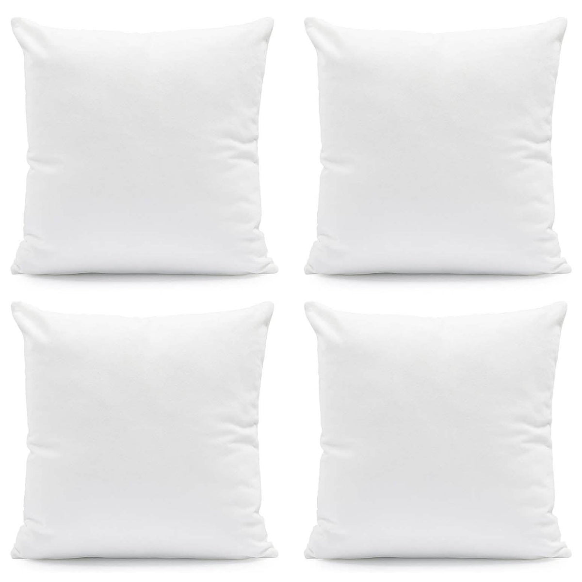 Hannah Linen Hypoallergenic Throw Pillows - White