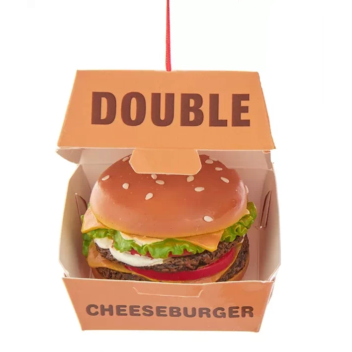 Double Cheeseburger Ornament