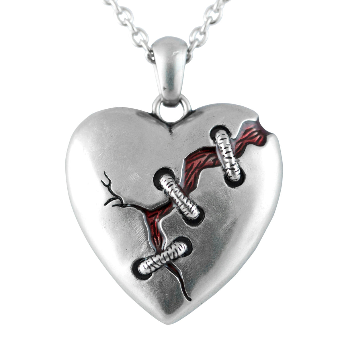 Heart Necklace Cure For A Broken Heart Pendant Gift For Her