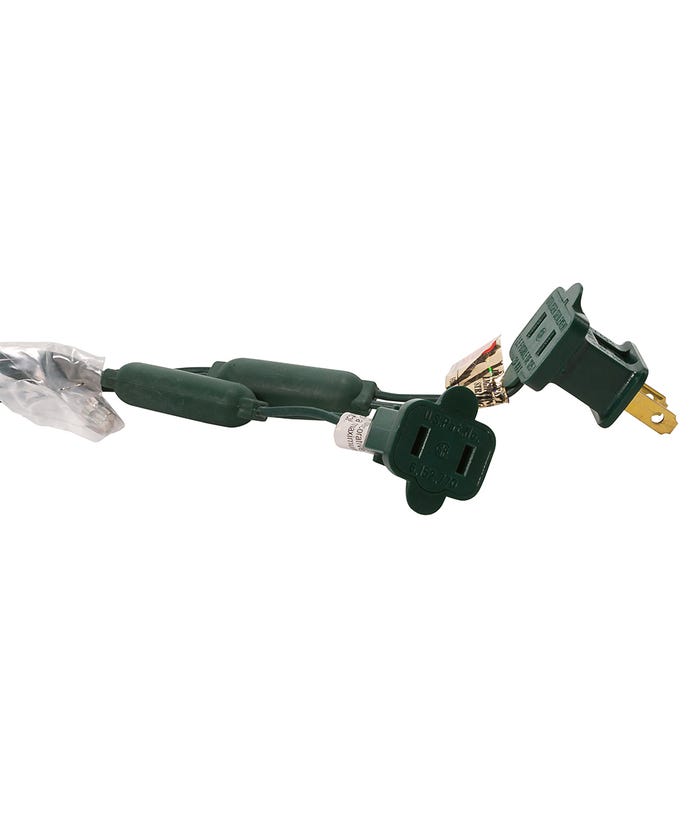 100-Light 5mm Warm White LED Green Wire Light Set