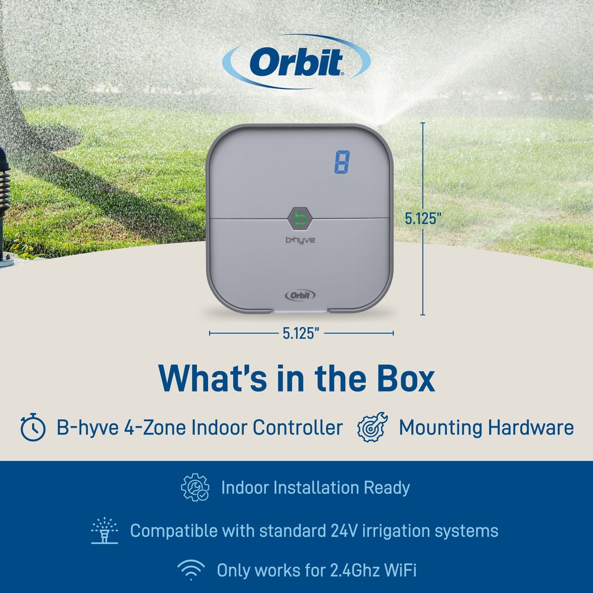 Orbit B-hyve Digital Wi-Fi Indoor Sprinkler Timer 57925