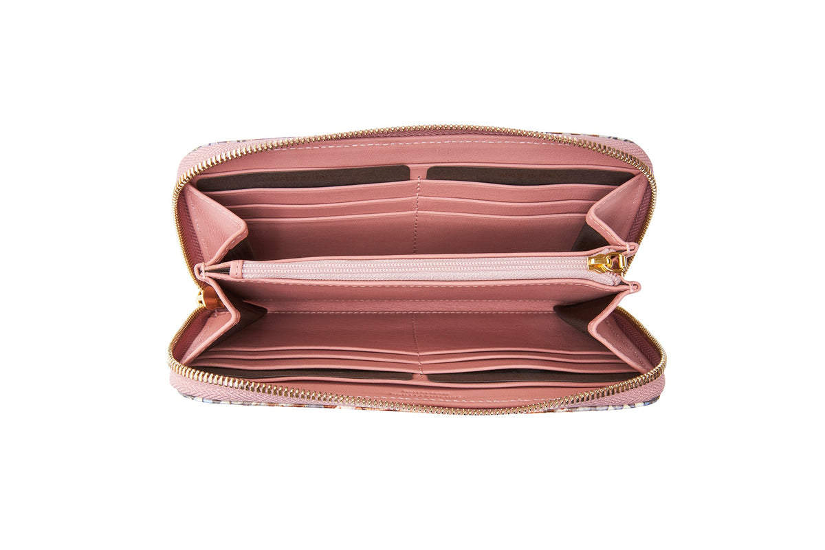 Iridescent Python Zip Wallet