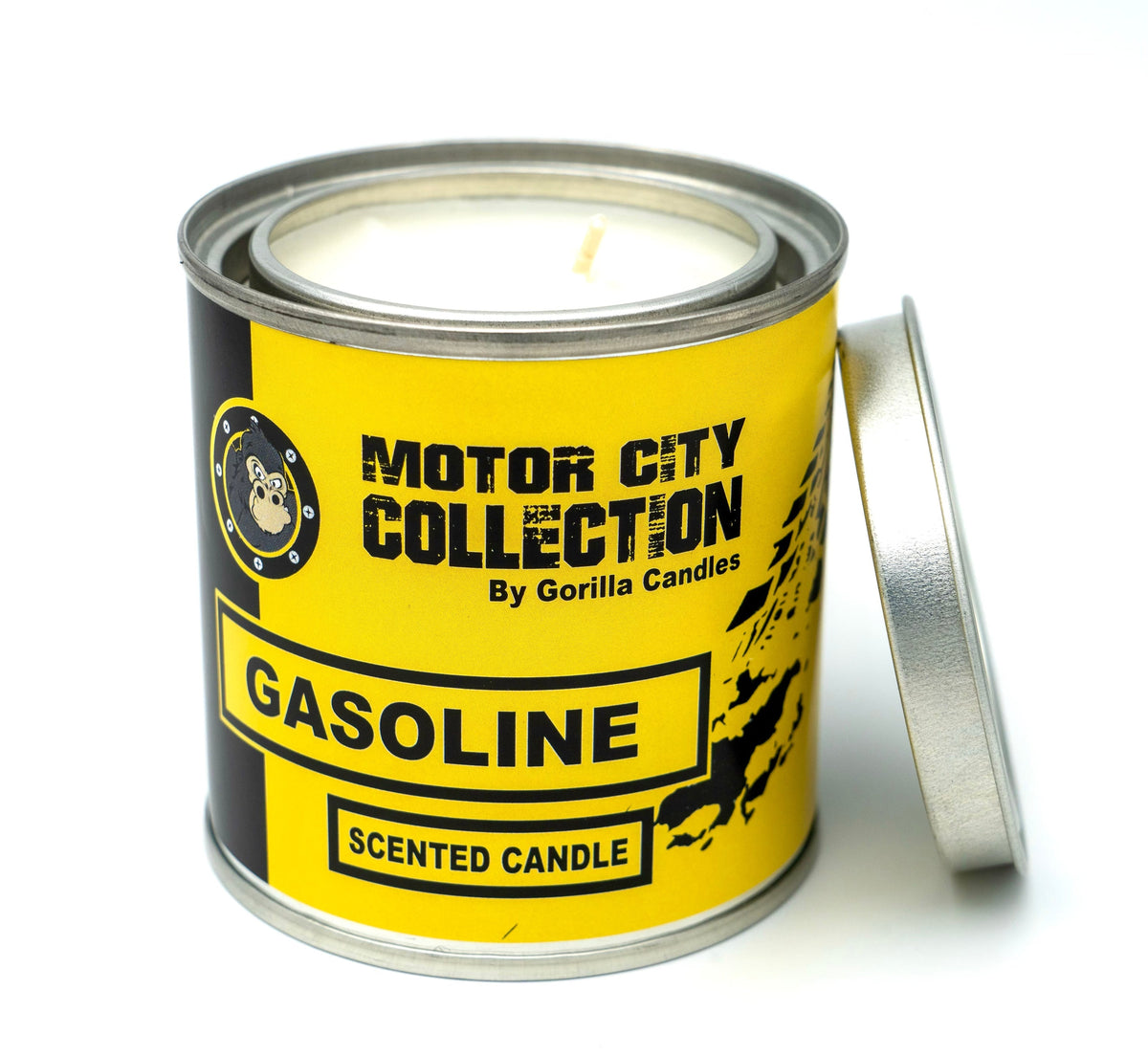 Gasoline Scented Candle Musk Fuel Aroma Low Octane Car Lover Candle Home Decor Gift