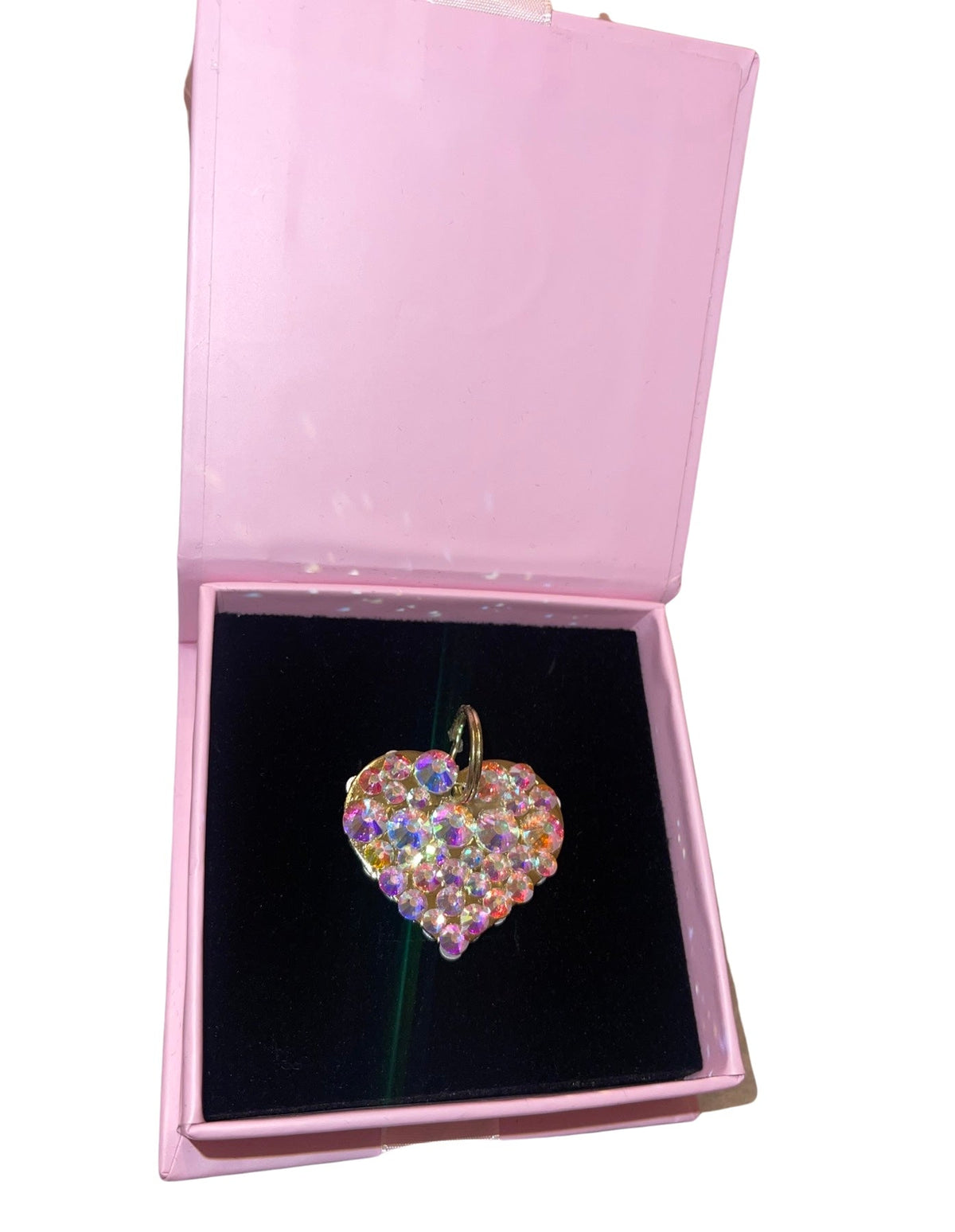 Flat Swarovski Crystal Charm