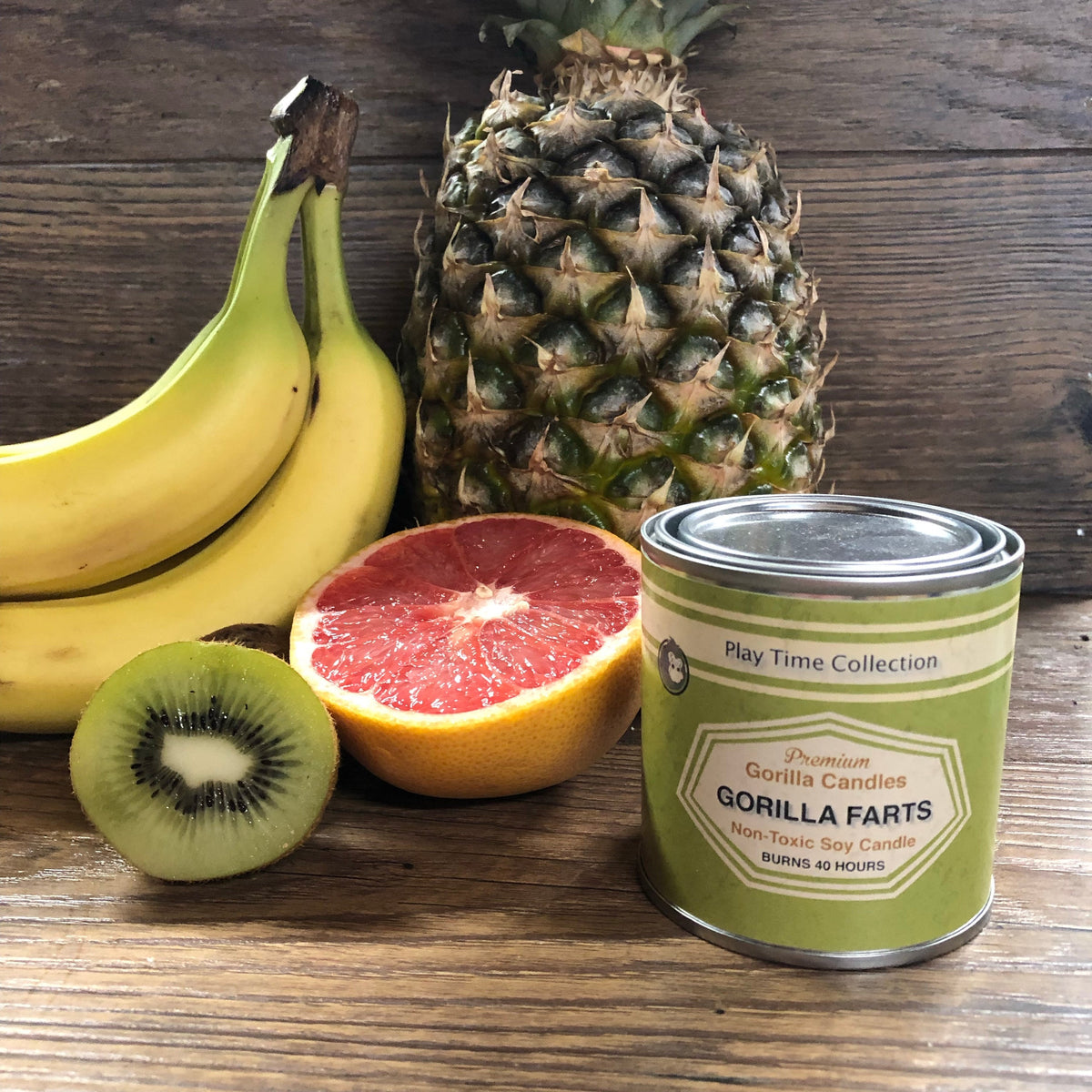 Gorilla Farts Fruity Fresh Scented Candle Collection Natural Tropical Fruit Aroma Home Gift