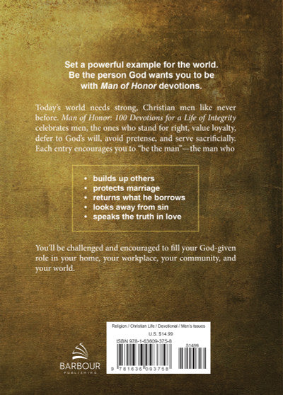 Man Of Honor Book of Devotions