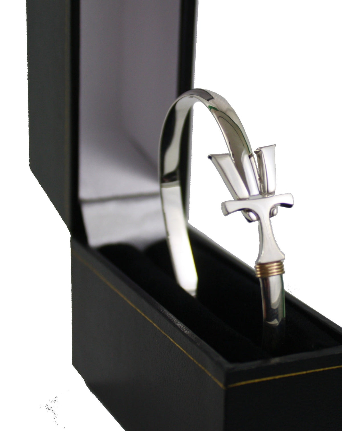 Vermont Hook Bracelet Silver - 5mm Band - 8.5 Inch