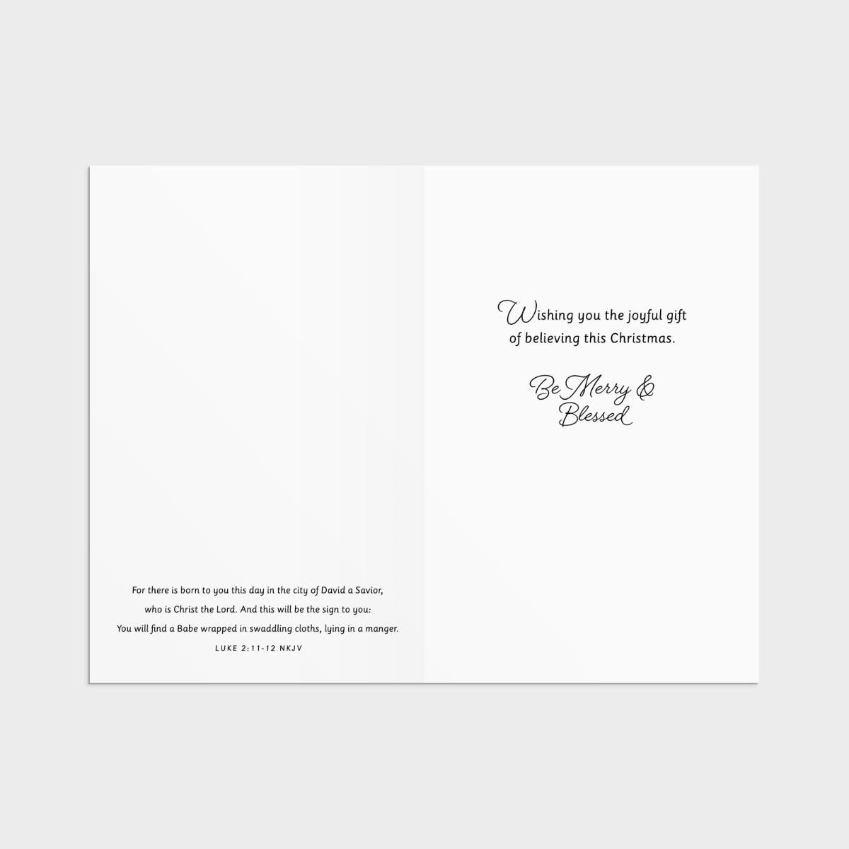 On Christmas Night - 18 Christmas Boxed Cards and Envelopes, NKJV