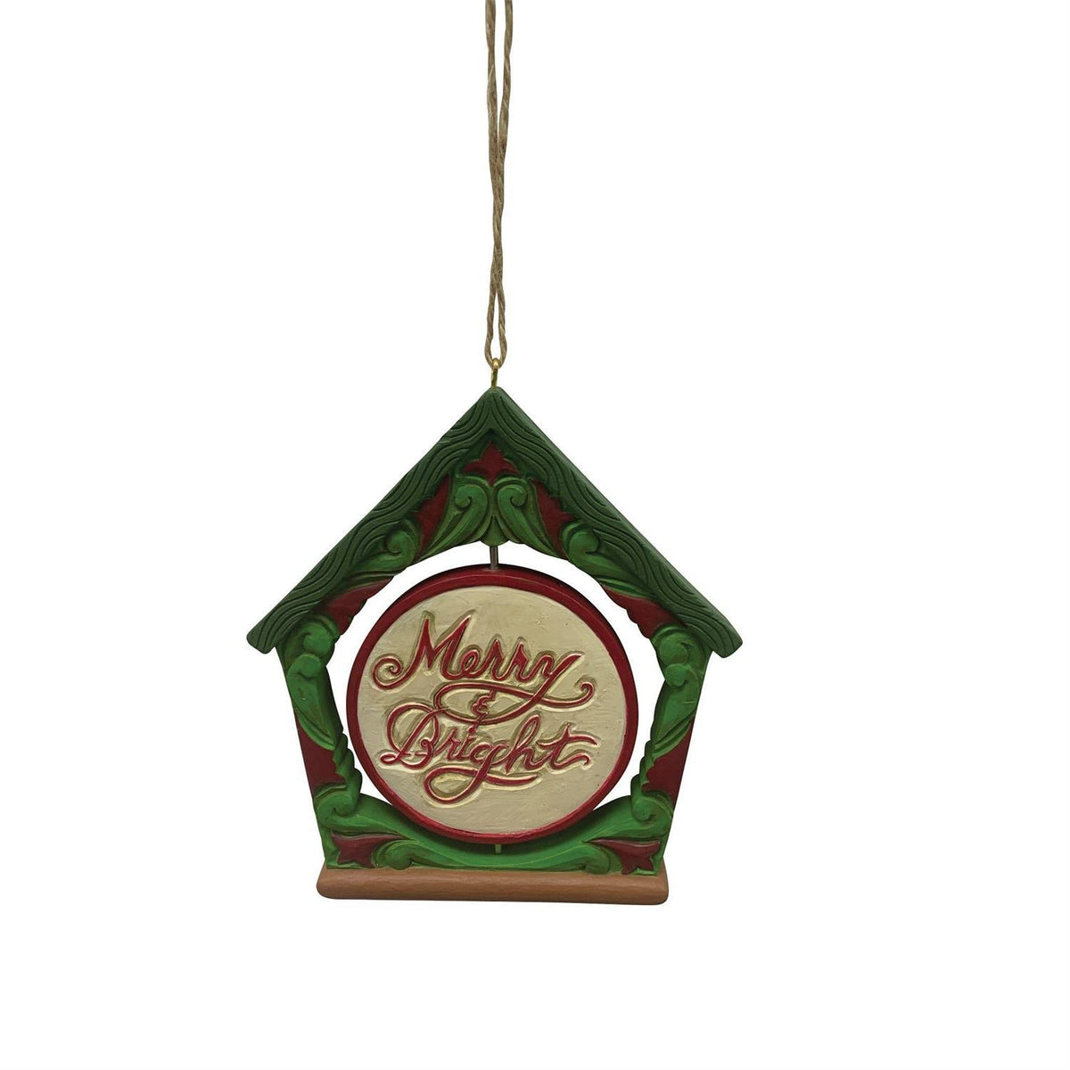 Cardinal Bird House Ornament