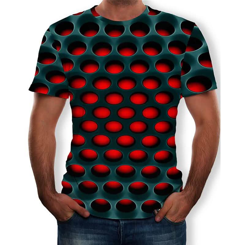 Camisa de Talla Grande con Ilusión Óptica para Hombre