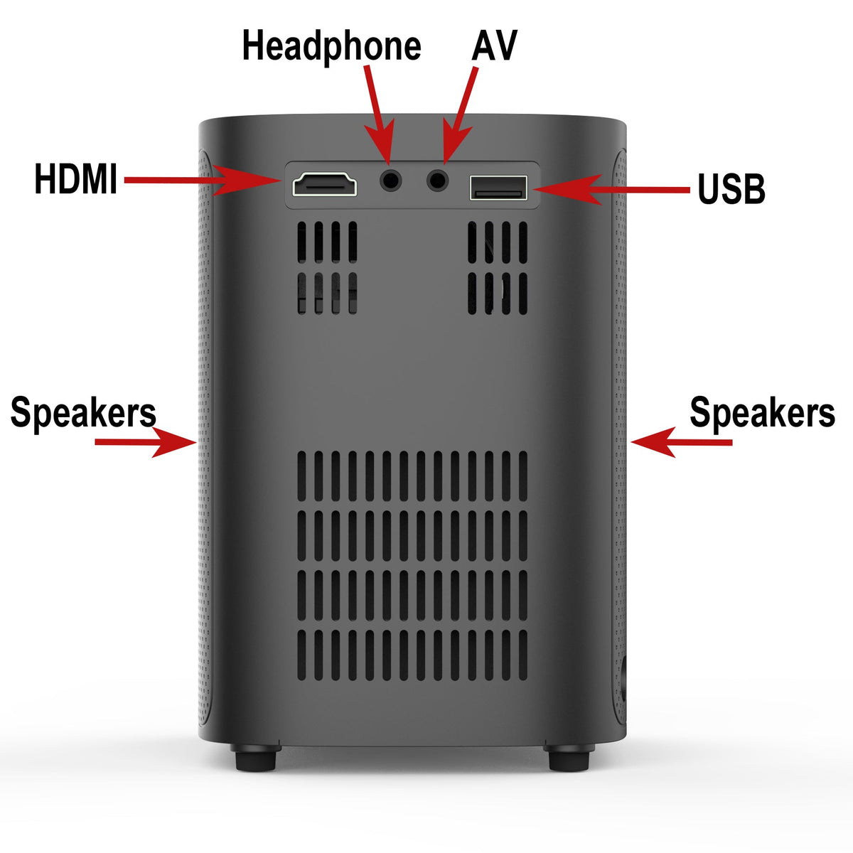 HoliScapes® USB Projector Kit - Boo Crew + Projector + 5.5 ft x 9 ft Projection Screen