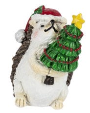Holiday Hedgehog Charm With Christmas Tree
