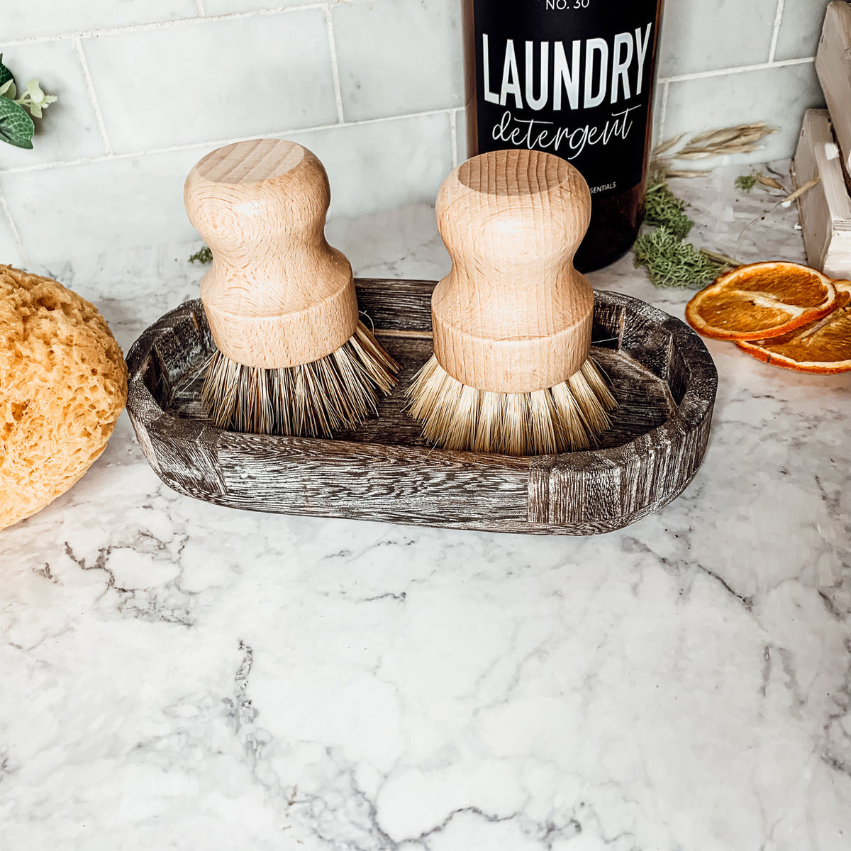 Natural Sisal Dish And Pot Scrub Brush All Natural Beech Wood Ergonomic Handle