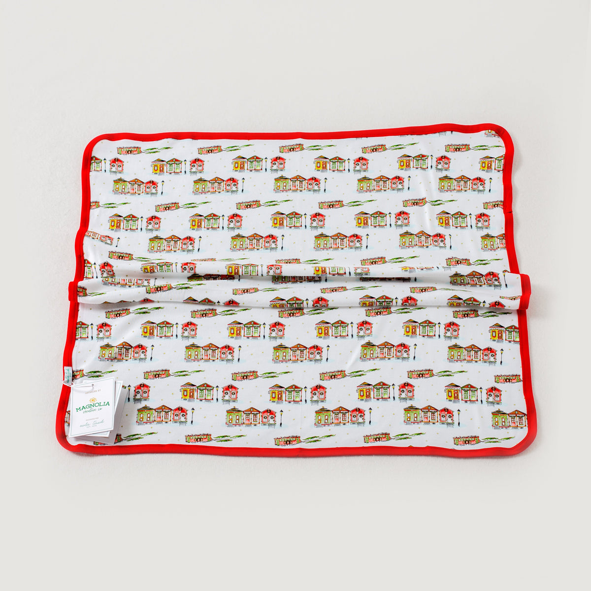 Bayou Wonderland Organic Cotton Christmas Baby Blanket