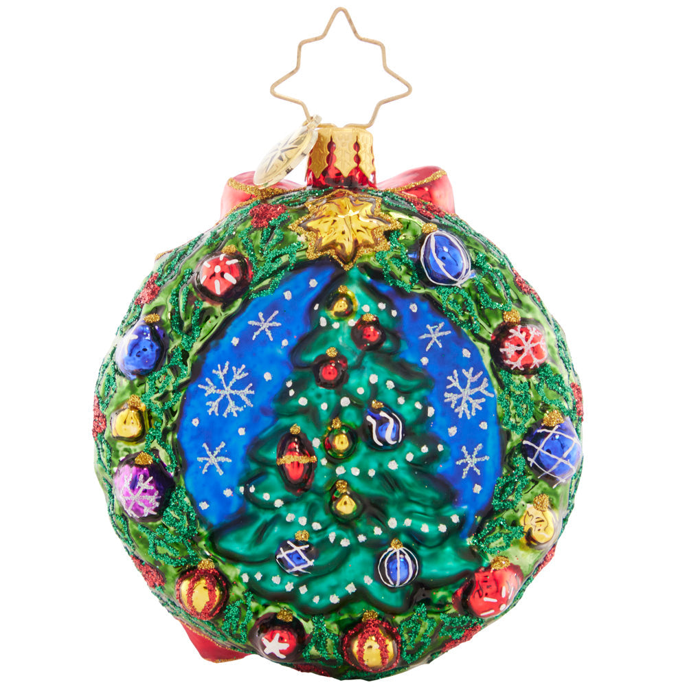 Christopher Radko Little Gem Glass Ornament - Santa's Story Time