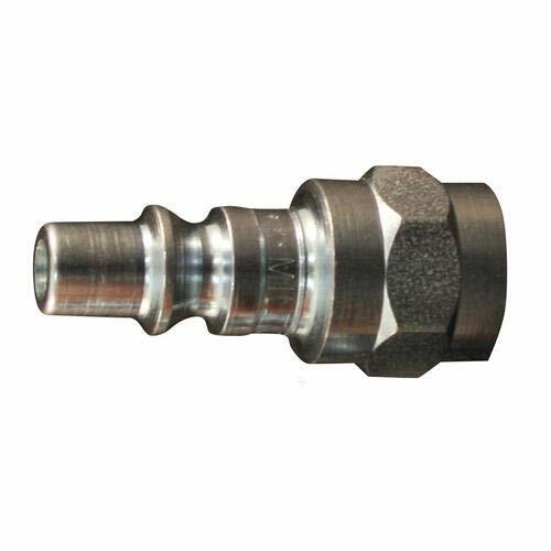 Conector neumático hembra Milton S-778 de 1/4" FNPT, estilo A, 2 piezas, acero