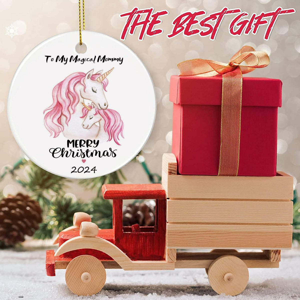 To My Magical Mommy - Christmas Ornament Gift