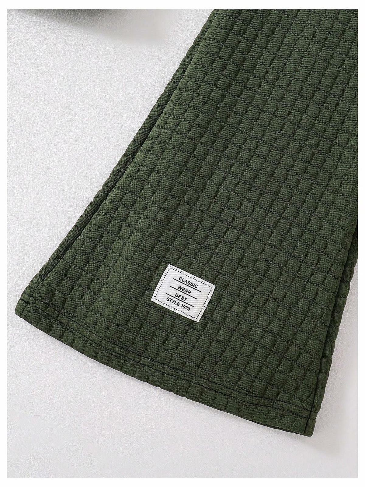 SOLY HUX Girl's Waffle Knit Hoodie Set 2PC Army Green Size 8Y