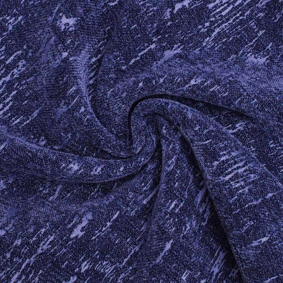 Fundas de cojín decorativas de chenilla jacquard con mármol CaliTime, 12x20, azul marino, paquete de 2