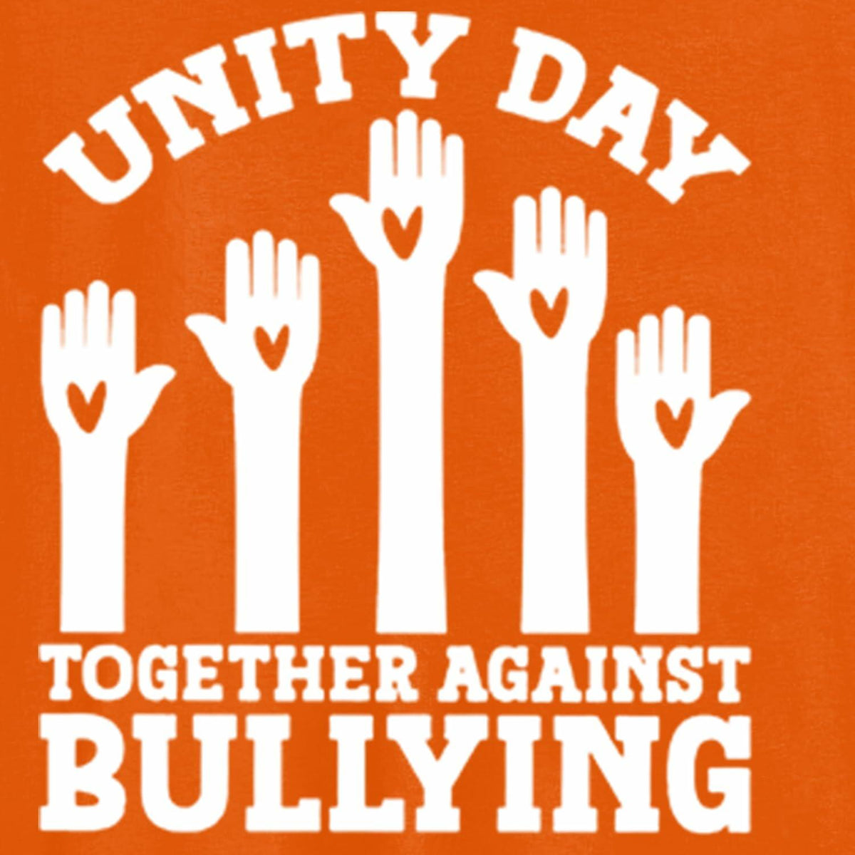 Unity Day Youth T-Shirt Heart Rainbow Be Kind Anti Bullying Shirt Size Youth