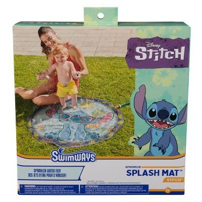 Alfombra de juegos de agua Disney Stitch, juguete divertido para niños de 1+ año, azul