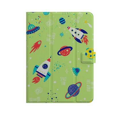 Funda universal para tablet GEMS Kids Space, color verde, compatible con tablets de hasta 11"
