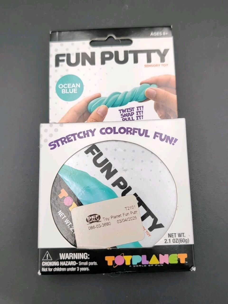 Masilla sensorial Toyplanet Fun Putty color azul océano fantasía