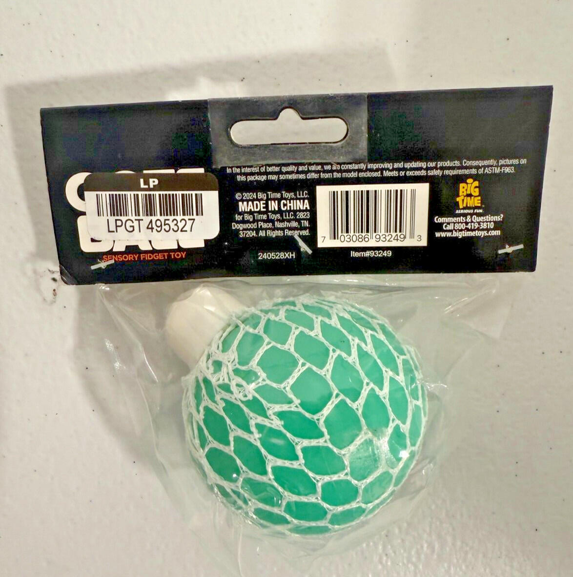 Bolas de masa viscosa Toy Planet, embalaje dañado, juguete sensorial divertido para mayores de 2 años