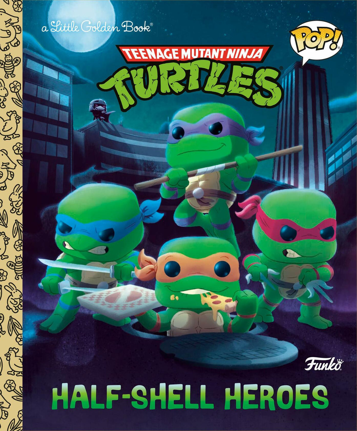 Libro de oro de las Tortugas Ninja: Héroes en caparazón de Funko Pop!