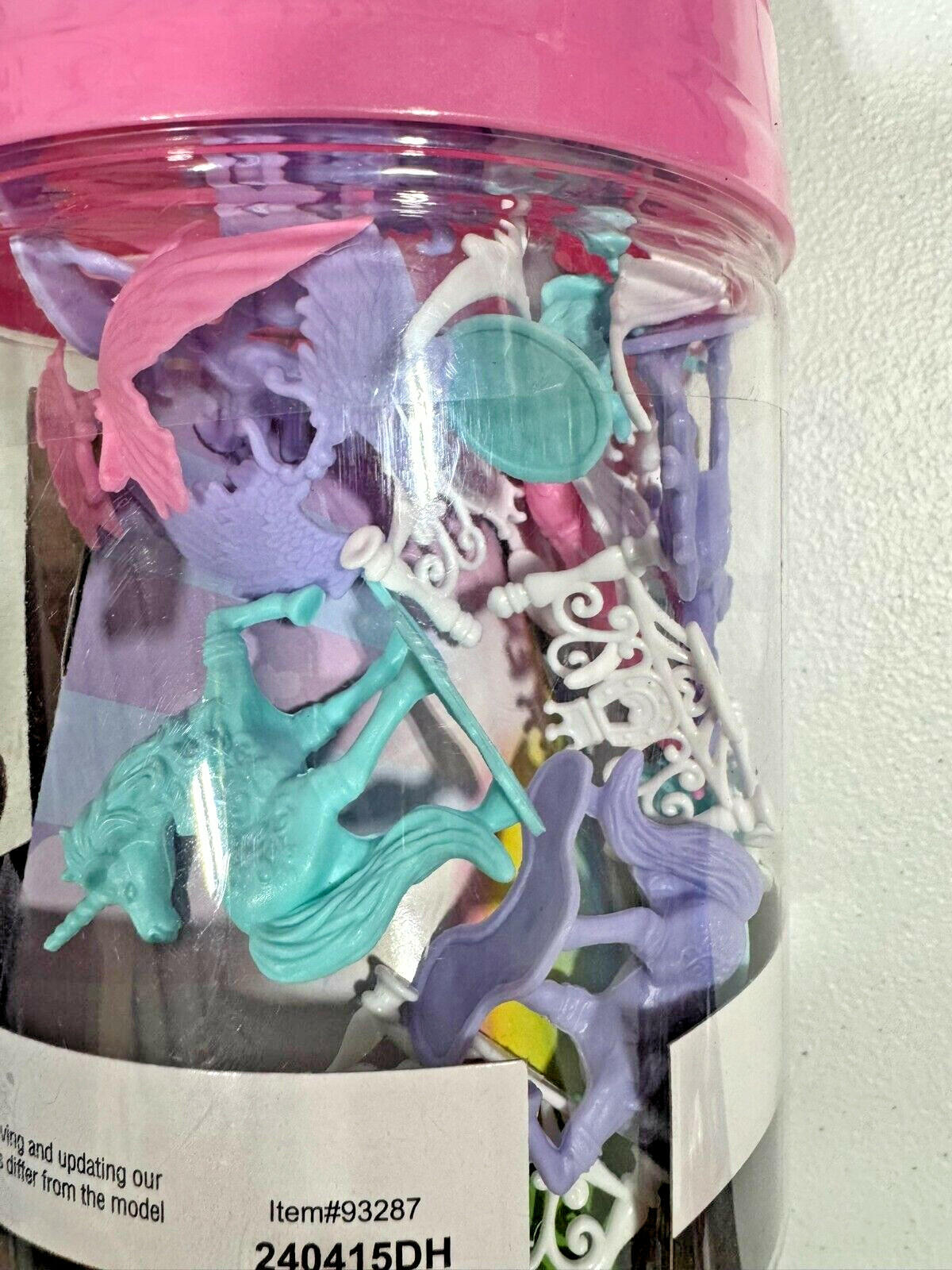 Cubo de juguete Fun Bucket Toy Planet, set de 40 figuras de unicornio