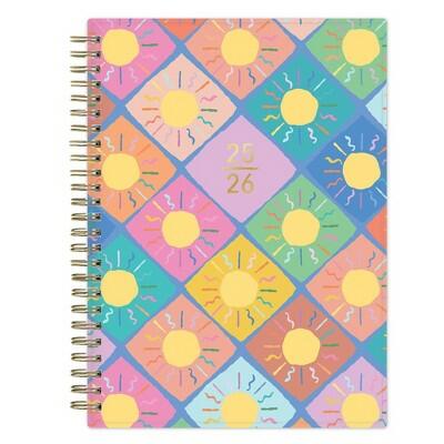Planificador semanal/mensual con espiral Blue Sky Brook Gossen, 5.875" x 8.625", con notas