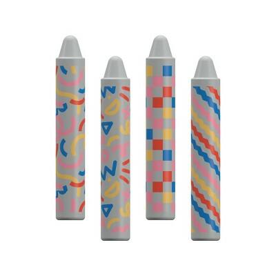 Paquete de 4 lápices táctiles de silicona GEMS Kids gris - Lápices táctiles de silicona para tabletas