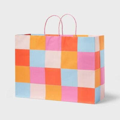 Bolso Vogue Spritz™ con fuelle de tablero de ajedrez XL de 6"
