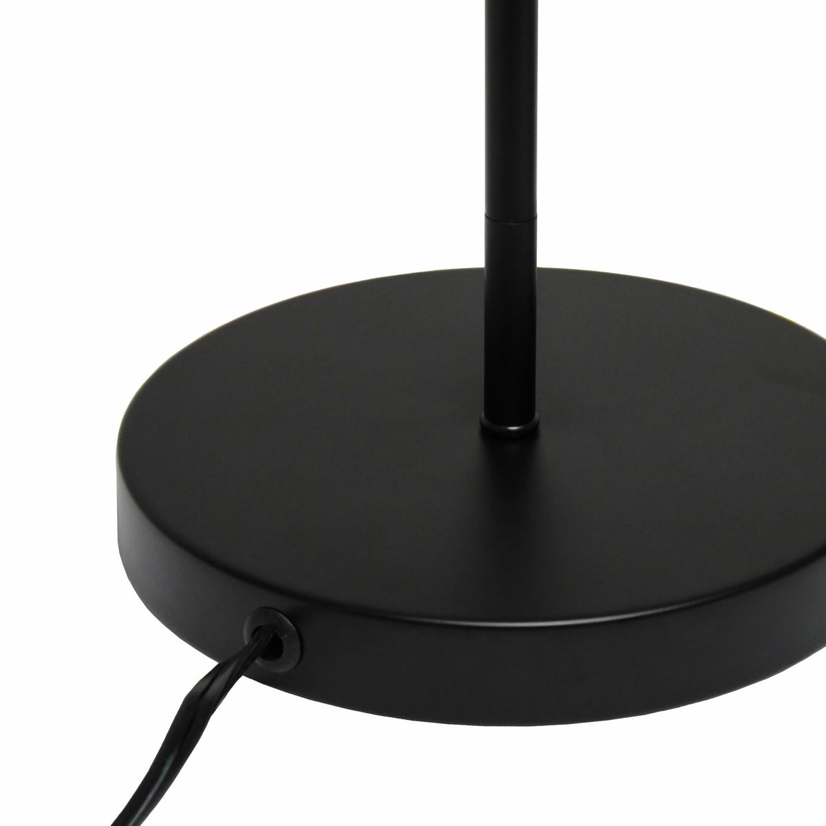 Simple Designs LT1237-BLK 24" Cosmic Glow Orb Table Lamp Black Brass