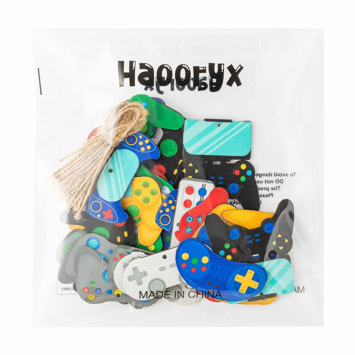 Adornos religiosos de madera multicolor de Navidad de Haooryx