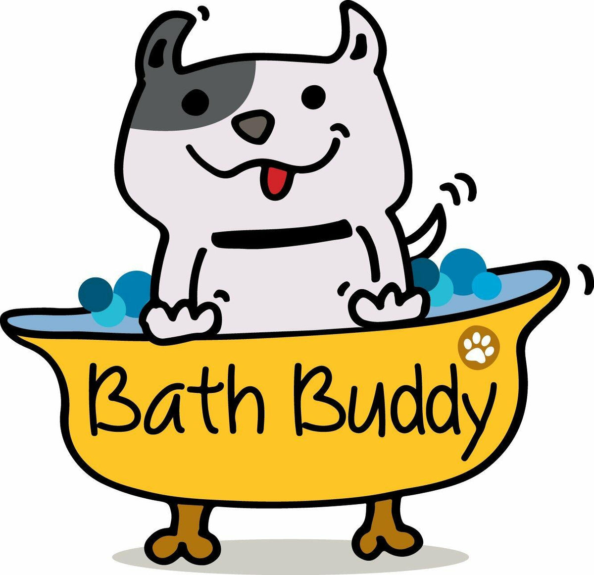 Juguete para el baño de perros Bath Buddy, aplicador de mantequilla de maní, morado