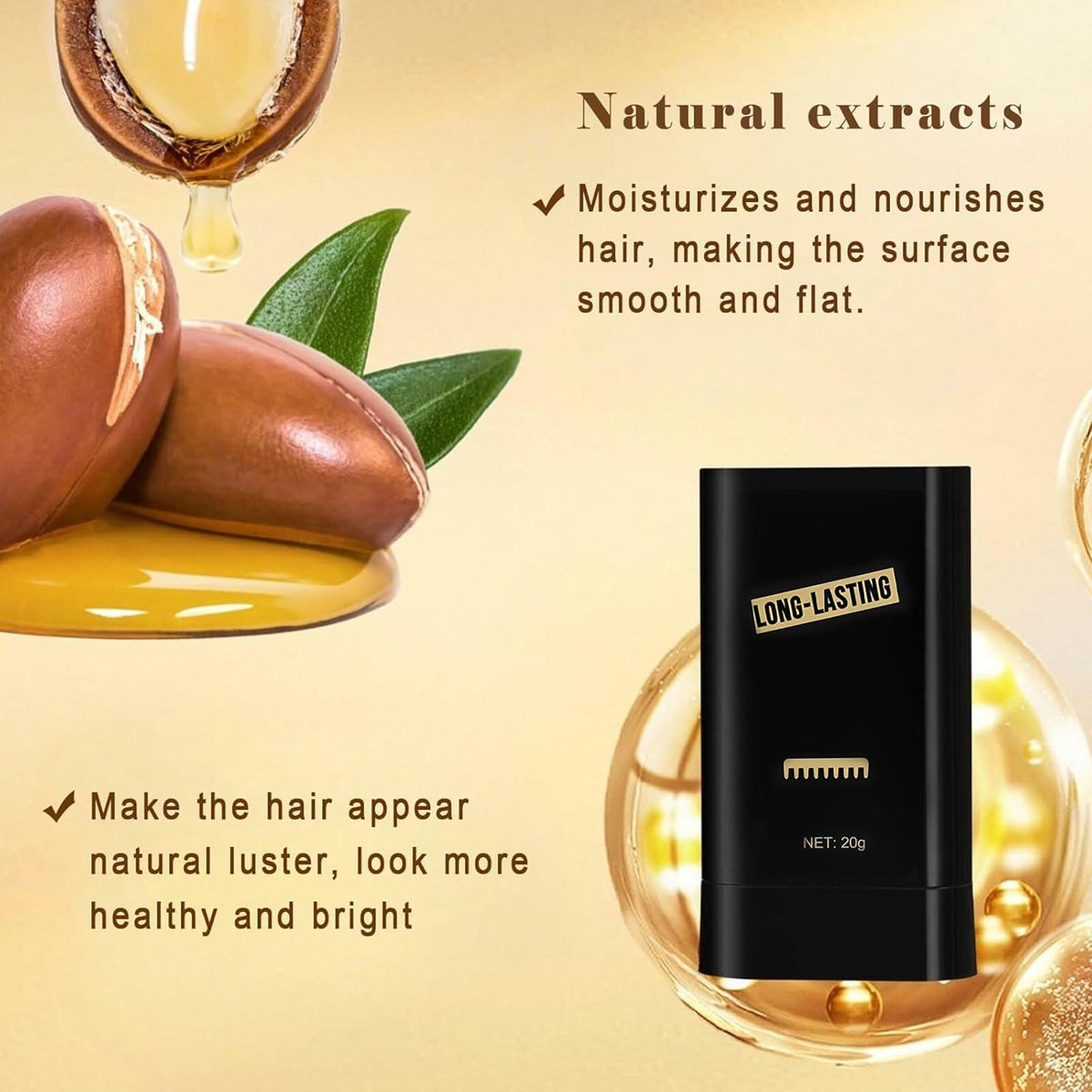 Tinte para el cabello en peine Vienflona, seguro y práctico, cobertura de canas, resistente al agua, color café 03